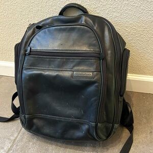 Briggs & Riley Leather Backpack